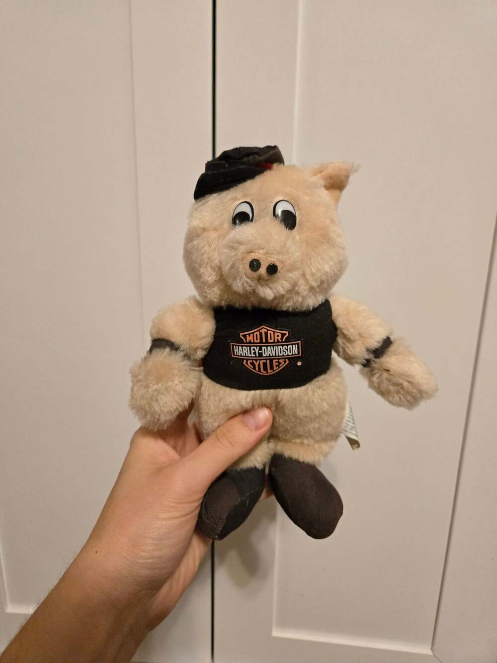 Harley Davidson 1991 Motor Cycles Hog Pig Plush Toy
